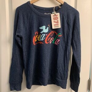 Coca-Cola x Chaser 1971 Unity Collection Retro Graphic Pullover Sweatshirt NWT